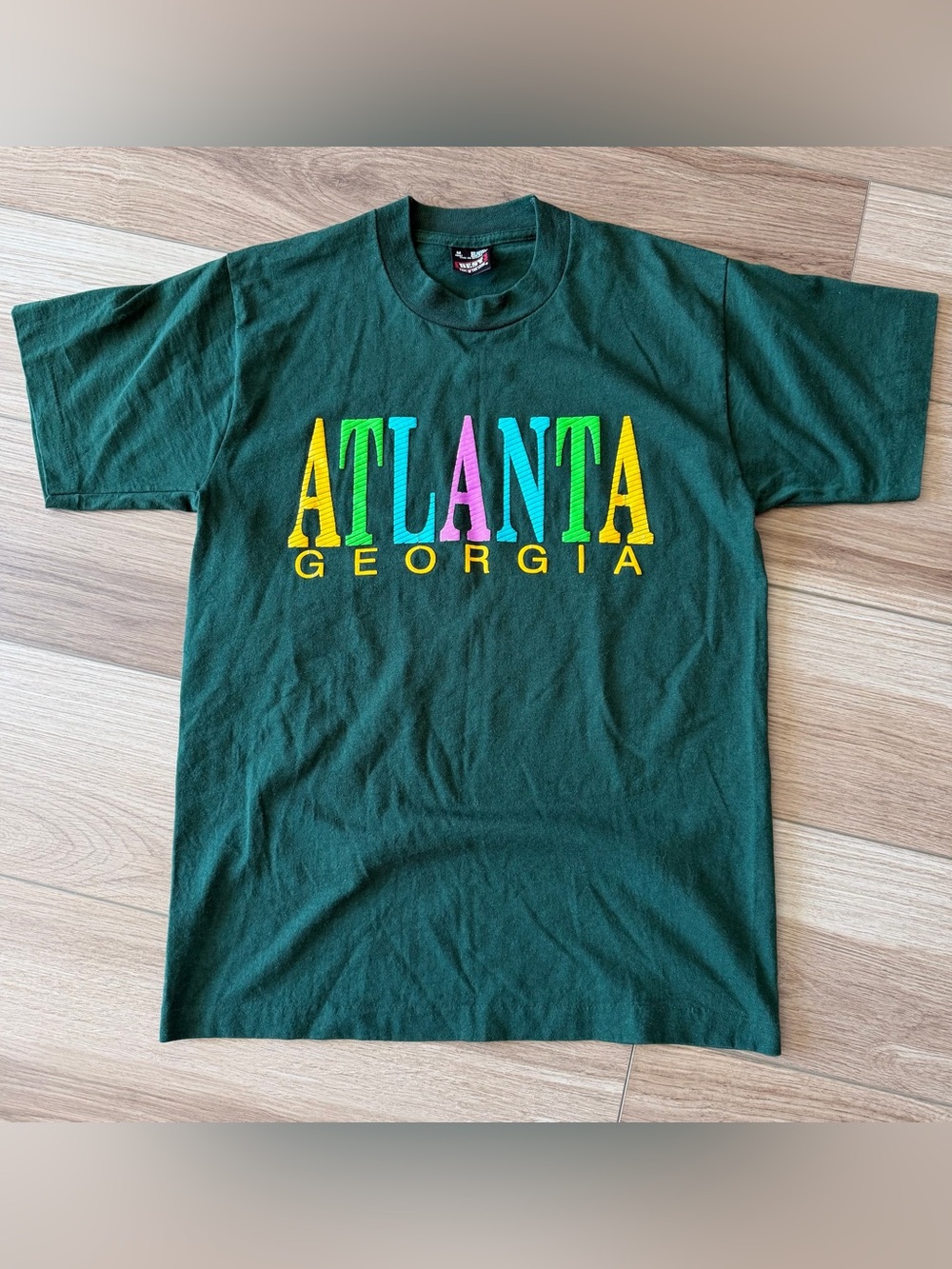 Vintage Atlanta Georgia Green T-Shirt